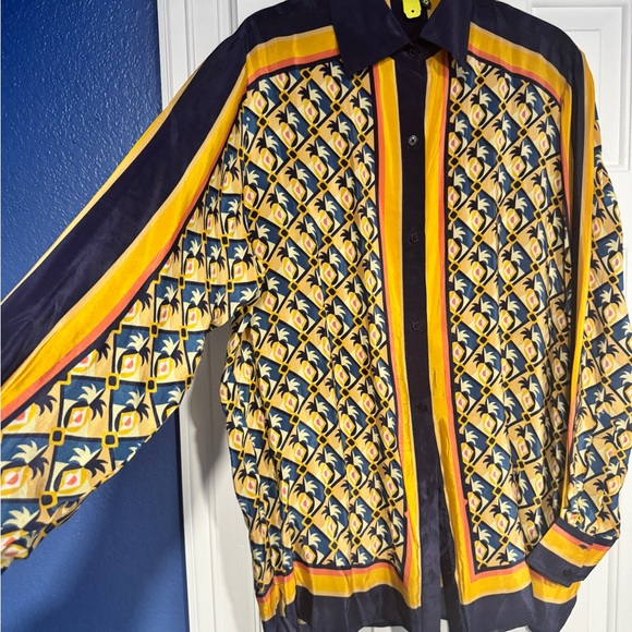 FARM Rio Tops - FARM Rio Multicolor Patterned Shirt